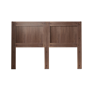 Cabecero <span class=keywords><strong>de</strong></span> Cama Moderno Estilo Farmhouse <span class=keywords><strong>de</strong></span> <span class=keywords><strong>Madera</strong></span>, Tamaño King, 80.2 Pulgadas <span class=keywords><strong>de</strong></span> Ancho, Montado en la Pared, Panel Acanalado con Respaldo Tipo Ala - Nogal - Product Image 5