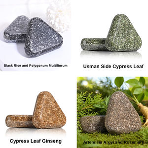 12 Herbal Plant Green Shampooing <span class=keywords><strong>Savon</strong></span> Forme Solide avec Feuille de Platycladus et Acide Aminé Renforcement des Cheveux et Propriétés Antipelliculaires - Product Image 6