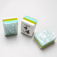 Funky Trade - Juego de Mahjong Americano Profesional Personalizado con Temática Oceánica, 160 Piezas de Acrílico, Juego de Mahjong Grabado de Lujo