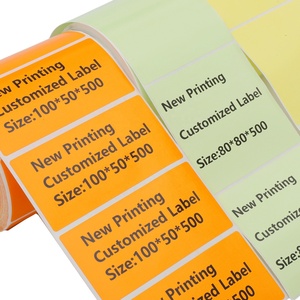 Etiquetas de Transferencia Térmica de <span class=keywords><strong>2x1</strong></span>, 2x2, 2x3, 2x4 Pulgadas, Rollo de Etiquetas Adhesivas de Color Semi Brillante para Códigos de Barras y Etiquetado de Productos - Product Image 4