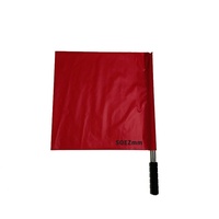 Drapeau de juge de ligne de volley-ball SOEZmm SM 14A1 SLF4 Face 40*40CM Standard pour arbitre de match de volley-ball officiel