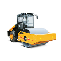 سعر المصنع SSR260C-10H ماركة صينية مشهورة لبناء الطرق مدحلة طرق اهتزازية أحادية الأسطوانة 26 طن جاهزة في المخزون