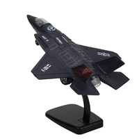 Moulé sous pression simulation alliage combattant F18 F35 modèle son et lumière Pullback Aviation ventilateurs militaires avion jouet affichage jouets en métal