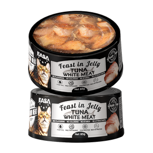 Alimento Húmedo para Gatos EASA Feast Jelly, Fórmula <span class=keywords><strong>de</strong></span> Pollo y Atún, Alto en Proteínas, Sin OMG, Carne Orgánica, Pescado, Multivitaminas, Posbióticos - Product Image 1