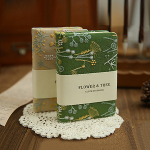 カスタムロゴA5 B5ジャーナルノートリネン生地ハードカバー日記ノート - Product Image 1