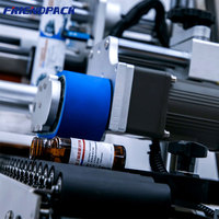 Machine d'étiquetage automatique de tubes UPK avec écran tactile PLC, applicateur d'étiquettes pour flacons de peptides, machine d'étiquetage de petits cylindres
