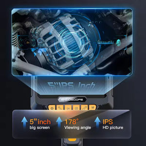 Endoscopio industrial portátil de doble lente y 360 grados para inspección y mantenimiento automotriz - Product Image 6