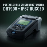 Medidor de Calidad del Agua Universal HACH DR1900 |   Espectrofotómetro Portátil para Análisis de COD/NH3-N/TP |   Resistente al Agua IP67, 15 Días de Duración de la Batería |