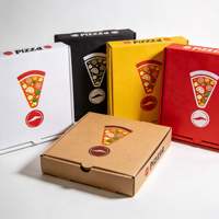 Fabricant, vente en gros, boîte à pizza personnalisée, emballage pour la restauration rapide, boîtes à pizza écologiques en papier avec logo