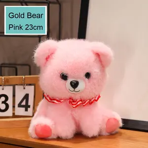 Peluche Ours en Peluche Approuvée par le Fabricant, en Coton PP Brodé, pour Anniversaires, Anti-Stress, Jeu Vidéo, Machine à Pinces - Product Image 3