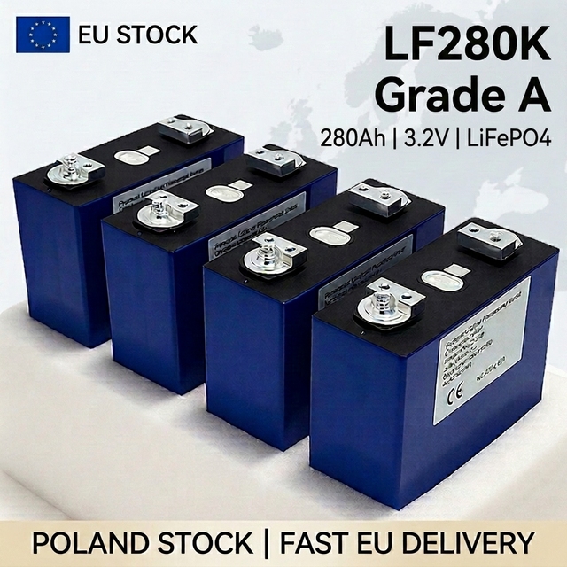 Grade a LF280K 280Ah 3.2V LiFePO4 Prismatic Battery Cell | Poland Stock