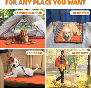 Coussin de voyage imperméable pour chien OEM, tapis de camping extérieur pour animaux, coussin pour chien portable avec poignée, facile à nettoyer, tapis rafraîchissant pour animaux - Product Image 3