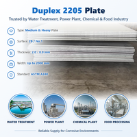 Plaque Duplex ASTM A240 UNS S32205 2205 laminée à chaud 12mm-50mm pour coques d'évaporateurs de centrales chimiques