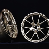 Jantes WHEELBOSS, fabrication directe, design concave brossé, jantes en alliage d'aluminium monobloc, 19-20 pouces, jantes forgées