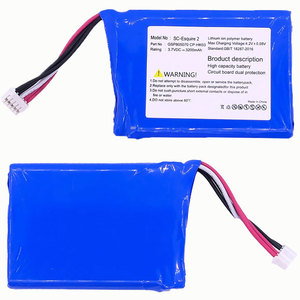 Equire 2 pin 3.7V 3200mAh Công suất BATERIA HK03 gsp805070 CP-HK03 Batt cho JBL Harman <span class=keywords><strong>Kardon</strong></span> Loa <span class=keywords><strong>bluetooth</strong></span> di động - Product Image 3