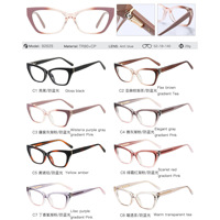 LBAshades 92625 Vente en gros de montures de lunettes vintage œil de chat personnalisées avec logo, monture intégrale unisexe, décoration en cristal, TR90, anti-lumière bleue, pour femmes