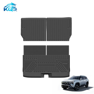 Tapis de sol 5D en TPE, ensemble complet compatible avec Mitsubishi DESTINATOR 2025, 5D, 7 places, tapis de sol, tapis de protection, tapis de moquette - Product Image 3
