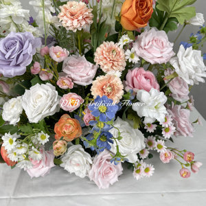 Dkb nhà máy tùy chỉnh lối đi hoa đầy màu sắc Nhà thờ lối đi hoa bán buôn Chất lượng cao lối đi Hoa cưới - Product Image 3