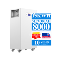 Certified 48V 32kWh 30kWh 600Ah Split Stackable Hybrid Grid Home Solar LiFePO4 Power Wall Energy Storage Battery Smart BMS