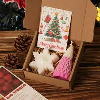 Vente en gros de bougies parfumées de Noël mignonnes décorations pour la maison ornements coffret cadeau souvenir décoration de Noël cadeaux d'affaires