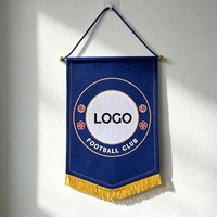 Drapeaux en feutre personnalisés, fanions sportifs, bannières promotionnelles, broderie, fanions suspendus tendance