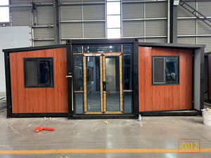 Casa contenedor moderna de dos pisos, expandible, de acero, residencial, de 2 plantas. - Product Image 6