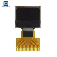 وحدة عرض PMOLED من هواكسين مقاس 0.42 بوصة، شاشة OLED أحادية اللون 72×40، واجهة 16-سن للأجهزة القابلة للارتداء والأجهزة المدمجة