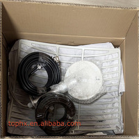 Antenne parabolique extérieure à grille 698-6000 MHz 30 dBi 5G/4G LTE/WIFI MIMO double polarisation câble LMR400 25 m pour routeur WIFI/CPE/modem