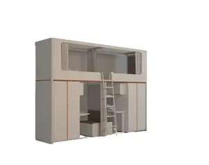 Litera de acero de doble capa de Creative Durable Dormitorio Muebles para escuelas Género Dormitorio Camas