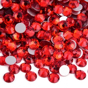 OLeeya Factory Wholesale 500 Colors Flat Back Crystals Bulk Stones Glass Flatback Non Hotfix Nail Rhinestones for Nails Art - Product Image 2