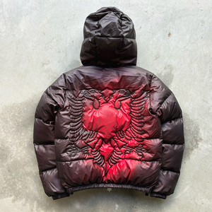 Veste d'hiver chauffante hydrochromique personnalisée, résistante à l'eau, effet gonflant, haute qualité, duvet matelassé et moelleux - Product Image 2