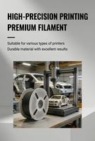 Filament d'impression 3D en nylon PA6 fibre de carbone 1,75 mm PA6-CF10 pour imprimante 3D – Vente en gros