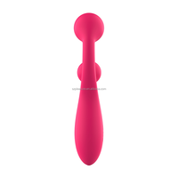 Produit de massage en silicone OEM ODM pour adultes, bien-être, étanche, rechargeable, avec 3 vitesses, 7 modes, vibrateurs à double boule pour femmes