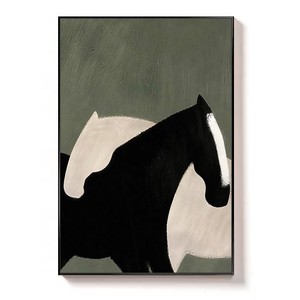 Dafen Village Oil Painting Horse Art Metal <b>Frame</b> Impressionism Style Living Room Sofa Background <b>Wall</b> Decor - Product Image 5