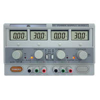 Alimentation DC-DC HY3005D-2 avec encodeur de banc, bouton rotatif réglable, double sortie régulée variable 2x 0-30V