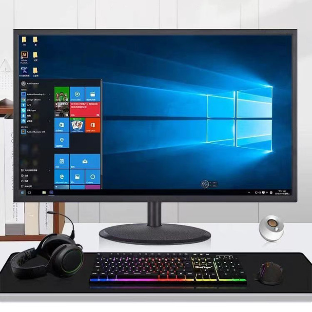 Cheap 19-Inch LED LCD Monitor 1440x900 Resolution 60Hz Refresh Rate HDR Feature DP for PC Gaming Desktop Use New Condition
