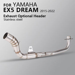 Système d'échappement pour YAMAHA EX5 Dream 2015-2022, tuyau d'échappement avant en acier inoxydable, interface 51 mm, ligne d'échappement pour moto - Product Image 2
