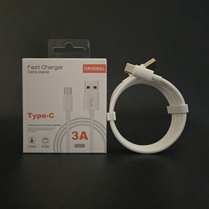 Teléfonos móviles Android más baratos normales Cables de transferencia de datos USB a USB C rectos de carga rápida - Product Image 1