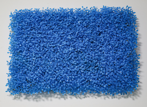 Decorazioni murali in erba artificiale in plastica 50x50 40x60 per muro siepe foglia verde - Product Image 6