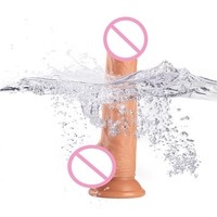 Pene de Silicona Realista Artificial, Dildo Grande de Plástico Suave para Mujeres, Juguetes Sexuales para Adultos