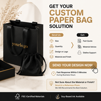 Sacs shopping en papier uni avec poignée en satin, sacs fourre-tout minimalistes et lisses, emballage simple et standard pour magasin de cadeaux