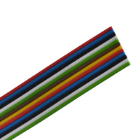 Cable de cinta de Color plano FFC 1,27mm 8P 10P 16P 20P 40P 50P 64P UL21311 Cable eléctrico aislado FRPE libre de halógenos