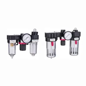 AC BC Series FRL Combination Oil Control Lubricator Air Compressor Filter Pressure Regulator Air Source Treatment Unit