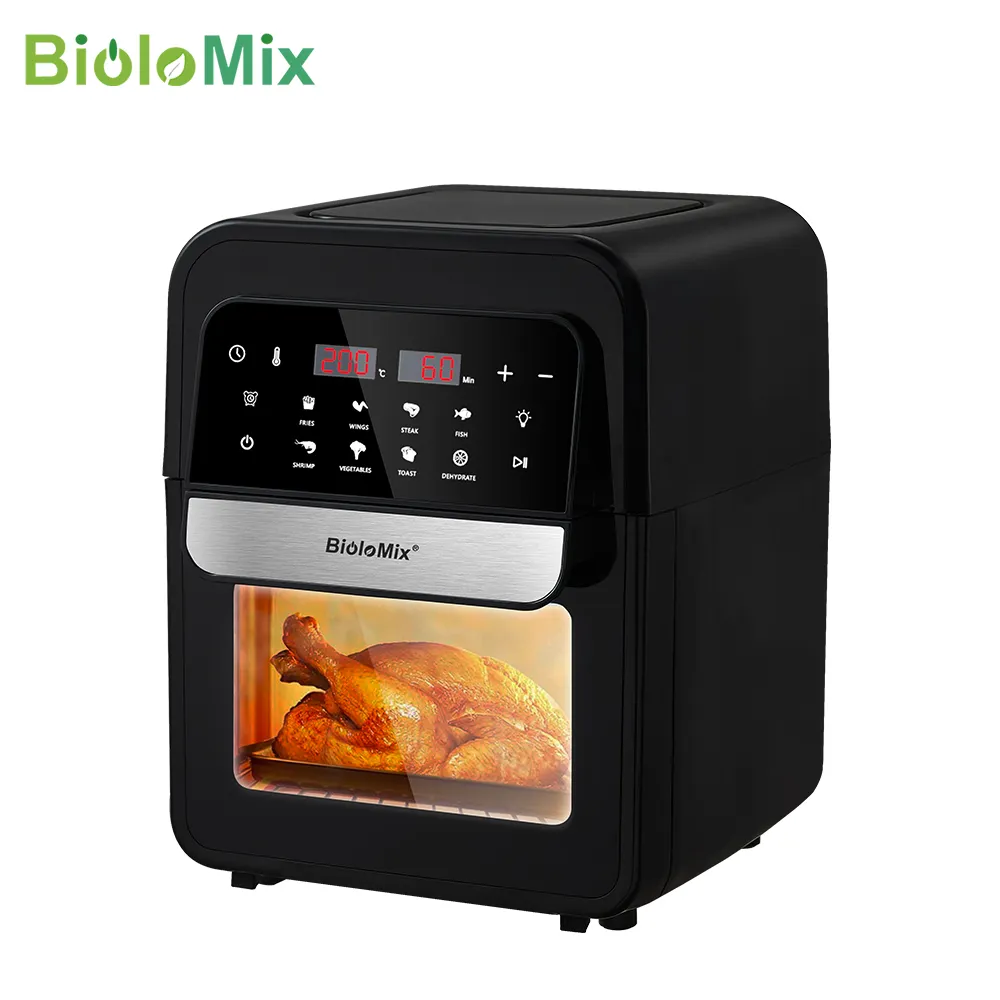 BioloMix 8 in 1 Multifunctional 7L Digital Air Fryers, Dehydrator, Convection Oven, Touch Screen Presets Fry, Roast& Bake