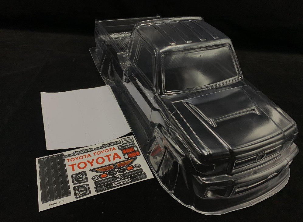 1/10 RC ホイール 1/10 RCロッククローラー313mmホイールベースクリアピックアップLC70