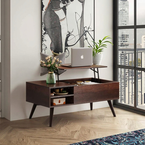 Tùy Chỉnh Nhãn Hoàng Gia Tre Đồ Nội Thất Thiết Lập 3-Tier Đứng Loại Bên Sofa Bảng Và Bàn Cà Phê Cho Phòng Khách - Product Image 2