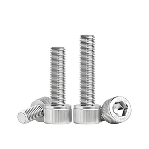 Boulon hexagonal à tête de coupelle galvanisé en acier haute résistance Boulons à tête cylindrique en zinc blanc bleu - Product Image 1