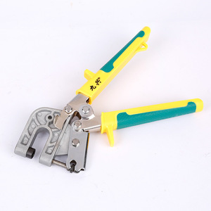 <span class=keywords><strong>Pince</strong></span> à rivets pour ossature légère en acier, 12 pouces, sans perforation, avec poignée noire, pour montage de plafonds, vente en gros usine, DIY, OEM - Product Image 1