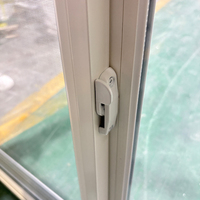Ventana Corredera Simple de Vinilo Blanco Serie 62 de ANHUI WEIKA con Mosquitera, Estilo Americano, Tamaños Personalizados