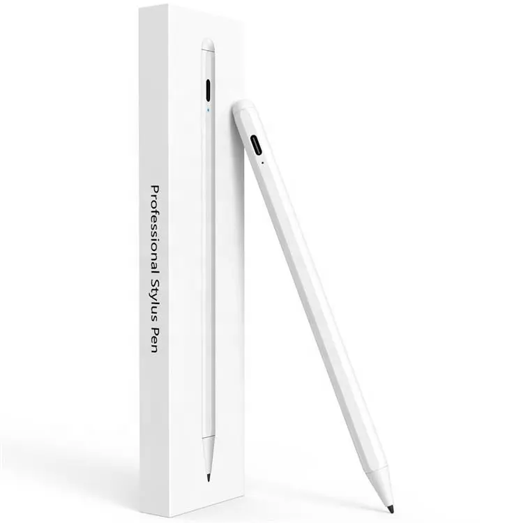Pena Kapasitif Hitam Putih, Pensil Stylus Layar Sentuh untuk Apple iPad Pro Tablet Pensil
